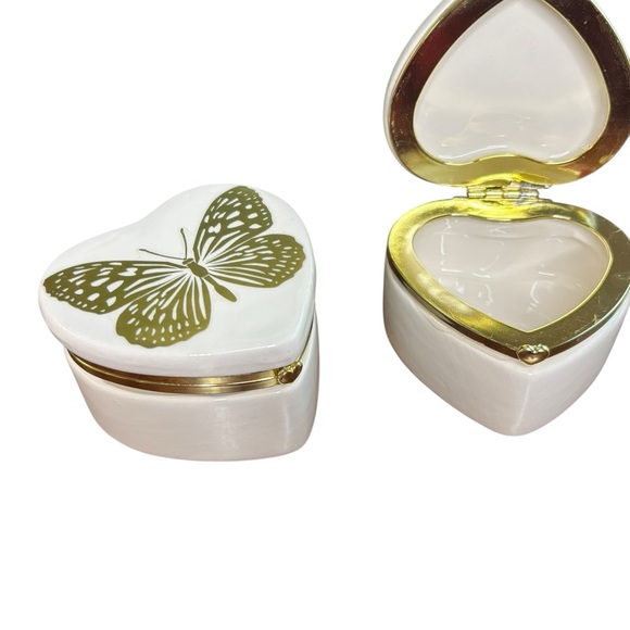 Trinket Box - Set of 5 Heart-Shaped Butterfly - Picture 12 of 12